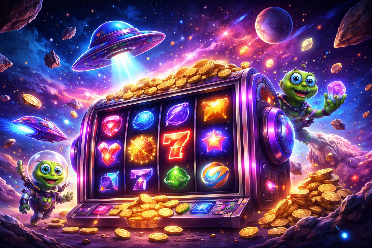 Space themed Slot Games